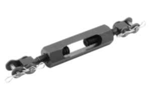 Turnbuckles, steel, for chain clamp sets