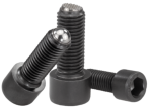 Ball-end thrust screws with head