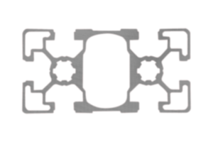 Profile aluminiowe 45x90, lekkie typ B