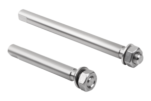 Pin, stainless steel for plastic double clamps Pin, stainless steel for plastic double clamps